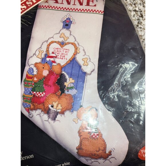 Counted Cross Stitch Christmas Stocking Craft Kit by Banar Designs - Picture 2 of 9